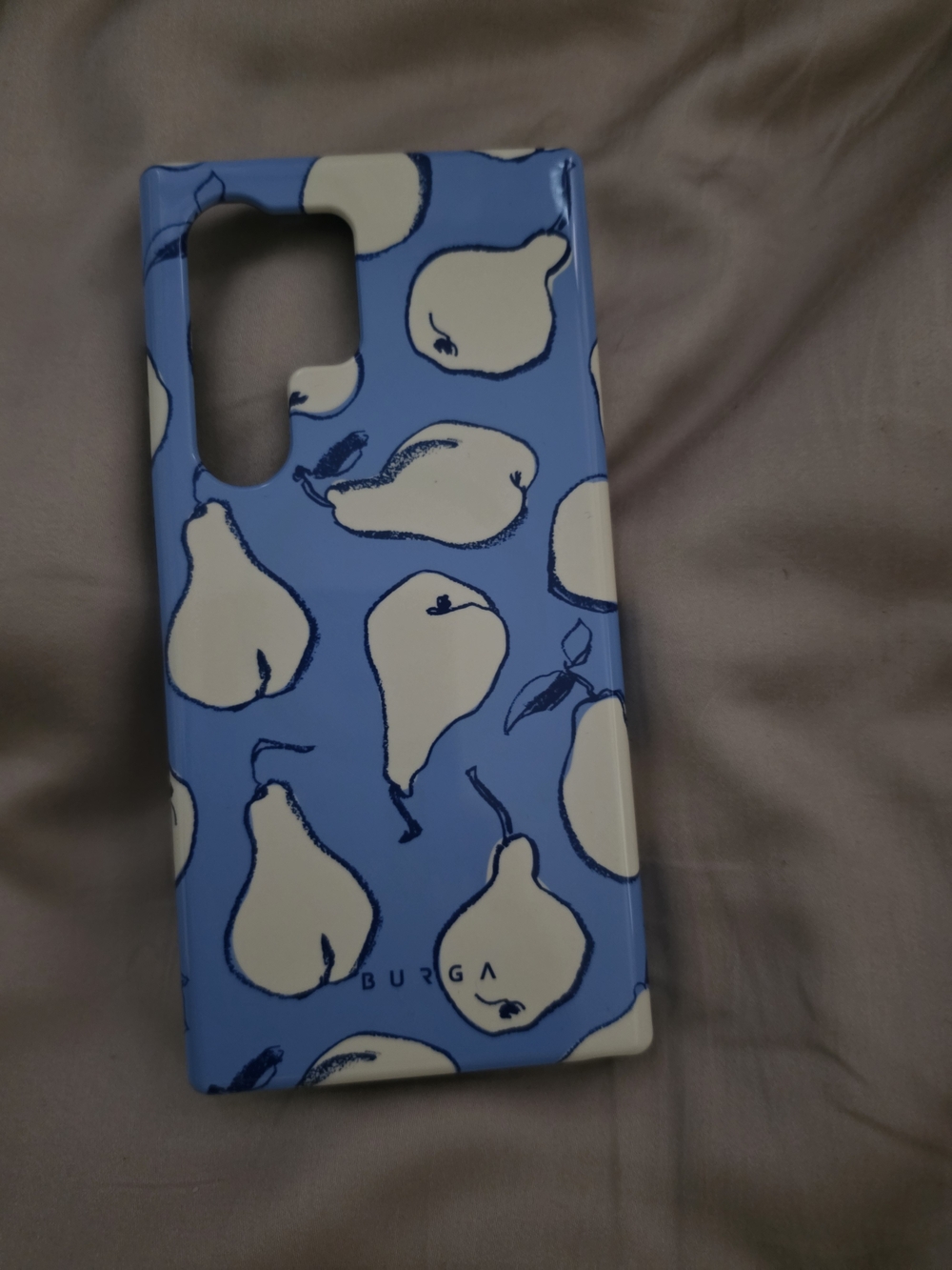 Burga Blue Pear Pattern Phone Case